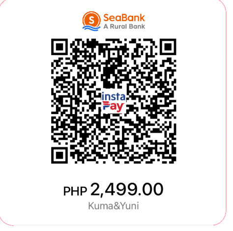 SeaBank QR Code — Kuma&Yuni